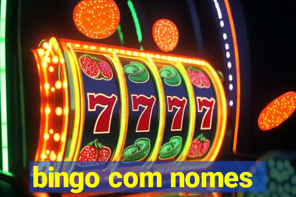 bingo com nomes